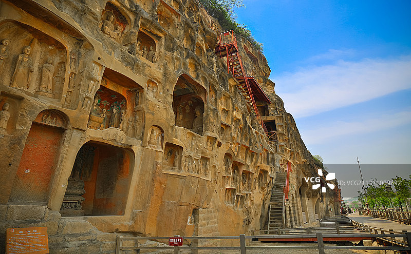 广元千佛崖图片素材