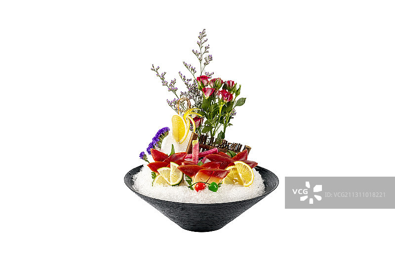 日料刺身贝壳图片素材