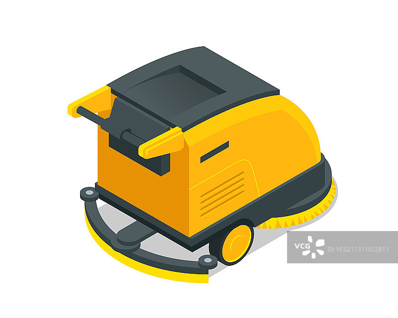 2.5D白色背景的落地式洗衣机图片素材