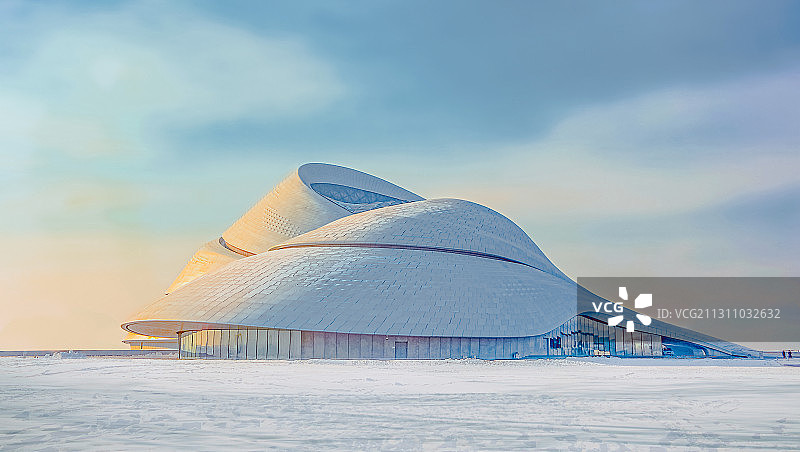 哈尔滨大剧院图片素材