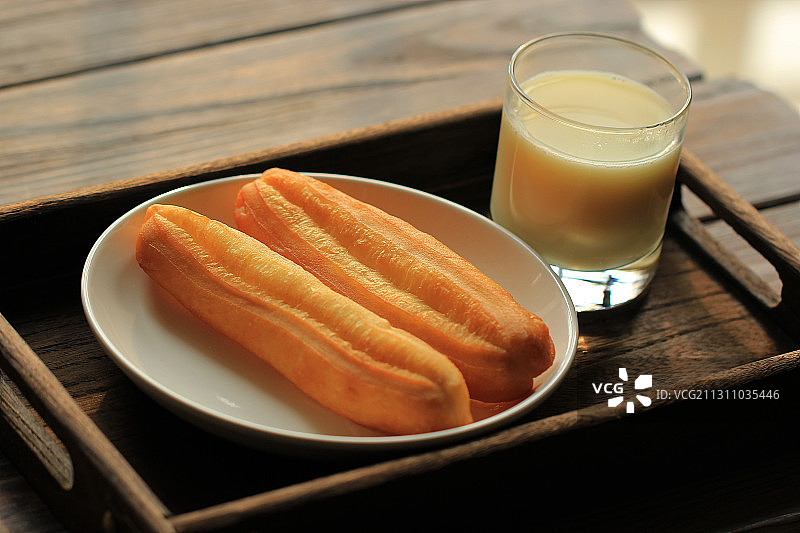 油条 豆浆 营养早餐图片素材