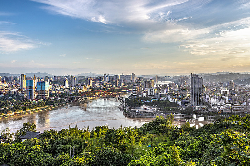 宜宾城市风光-三江口图片素材