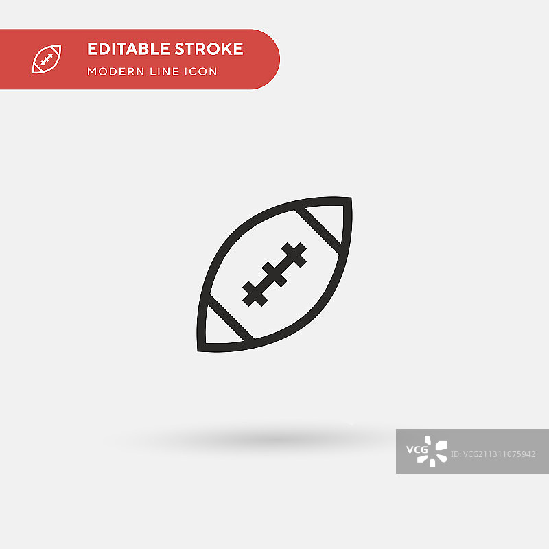 美式橄榄球简约图标图片素材