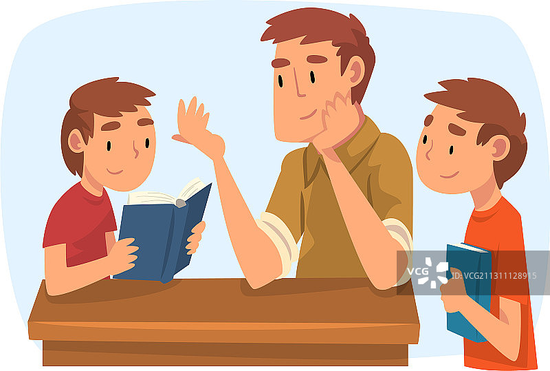 父亲教儿子，父母帮助孩子图片素材