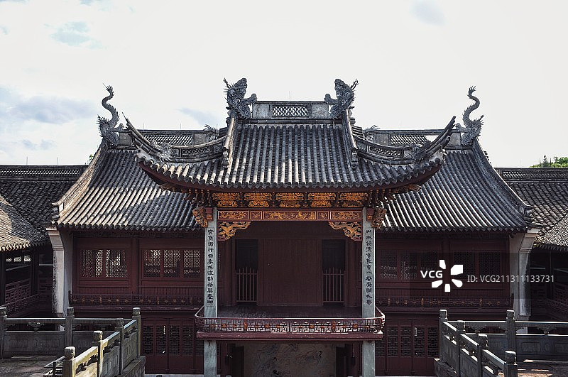 宁波慈城清道观 宁波最大道场图片素材