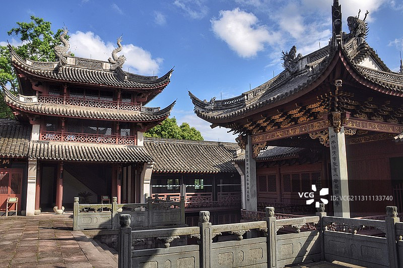 宁波慈城清道观 宁波最大道场图片素材