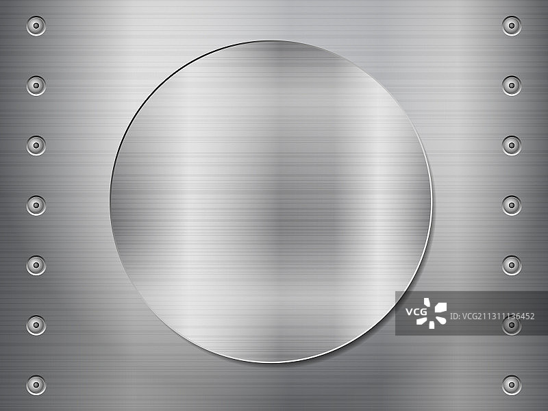 圆形金属板背景图片素材