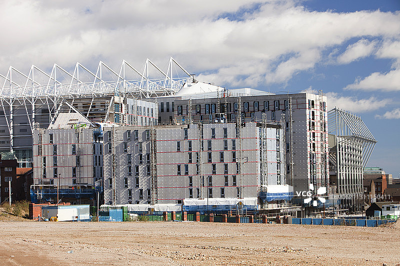 纽卡斯尔大学新建的碳中和建筑工地图片素材
