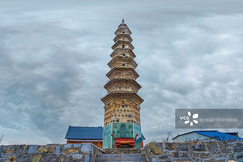 国家重点保护文物商丘市睢县圣寿寺塔图片素材