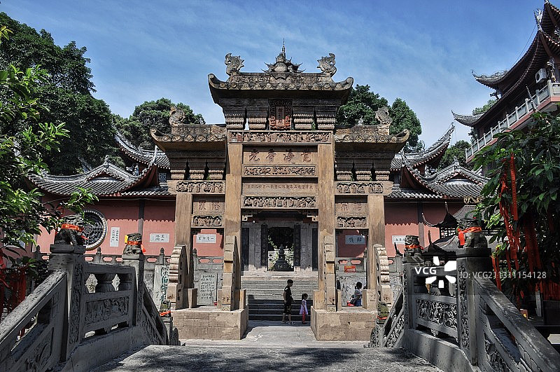 重庆华岩寺 重庆禅宗大寺院图片素材