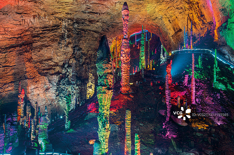 张家界黄龙洞风光图片素材