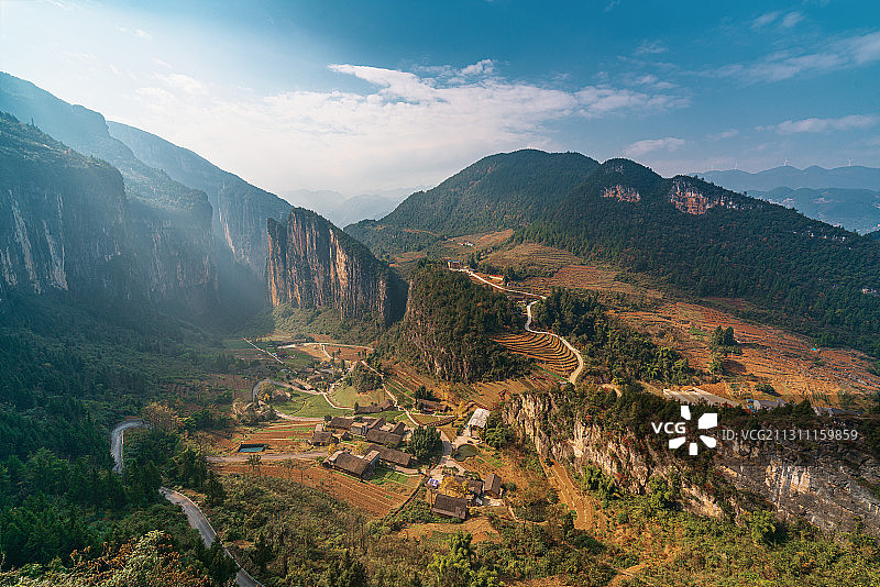 重庆奉节旱夔门风光图片素材