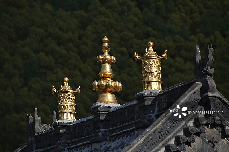 佛教圣地五台山-菩萨顶图片素材