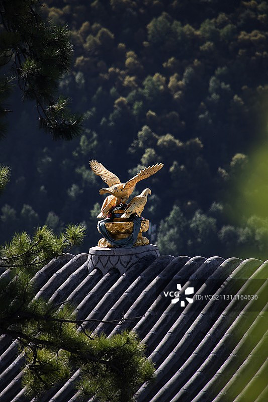 佛教圣地五台山-菩萨顶图片素材