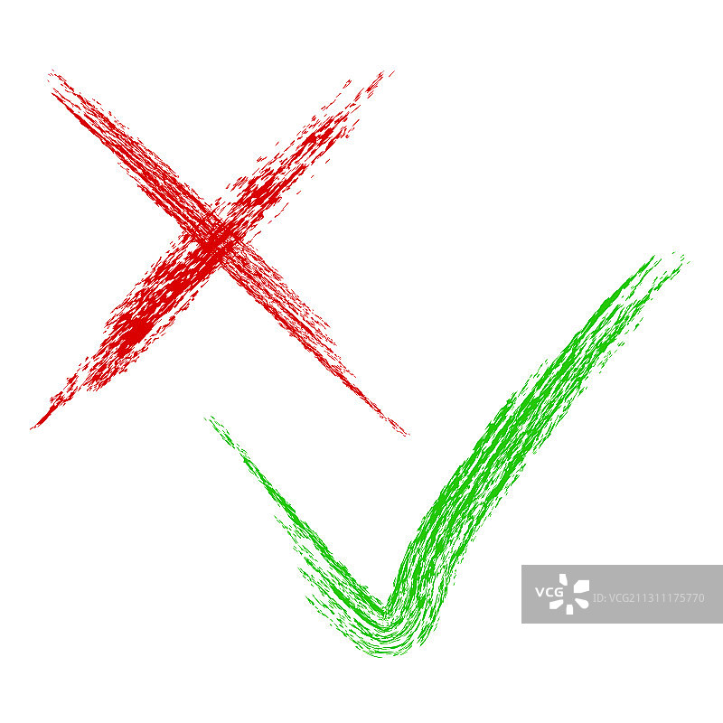 蜡笔效果手绘草图真与假图片素材