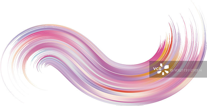 彩色丝带流动波浪线条图片素材