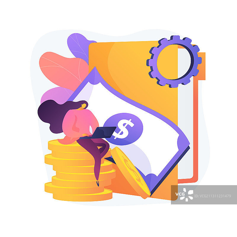 金融顾问概念隐喻图片素材