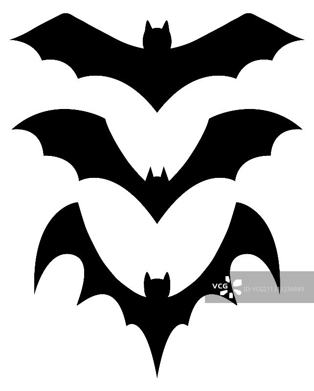 蝙蝠剪影图片素材