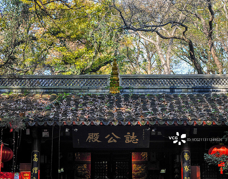 南京灵谷寺志公殿图片素材