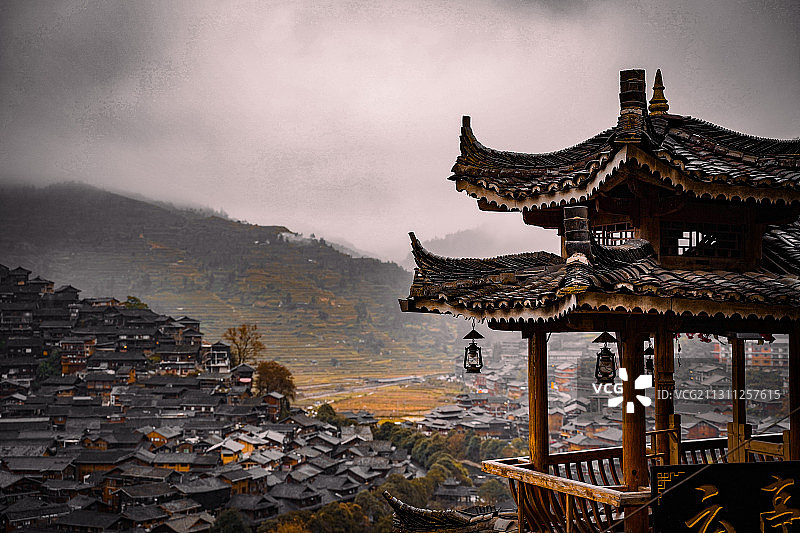 西江千户苗寨图片素材