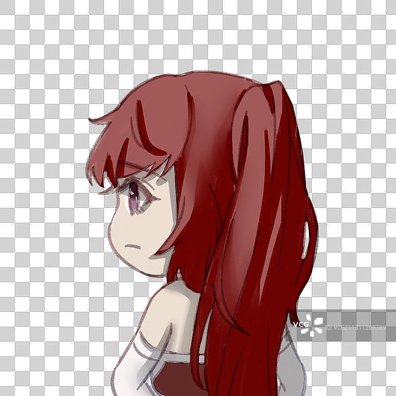 女孩头像图片素材