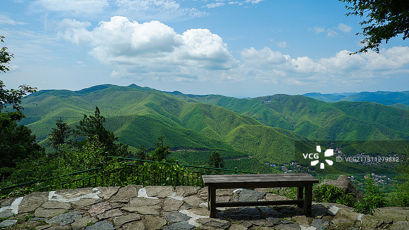 莫干山放空图片素材