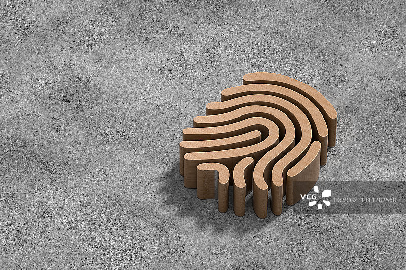 指纹识别，三维图形图片素材