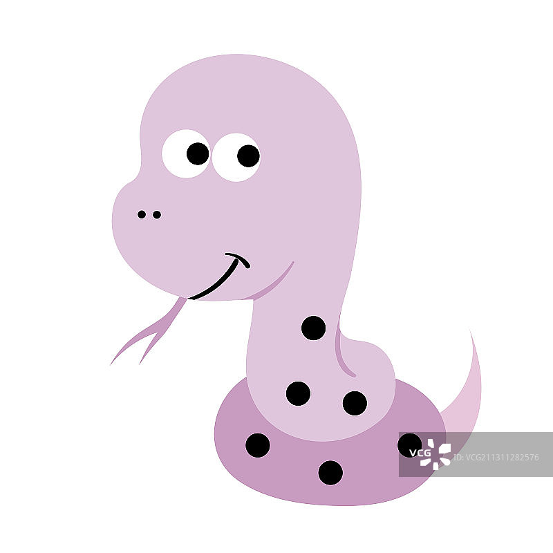 蛇卡通图片素材