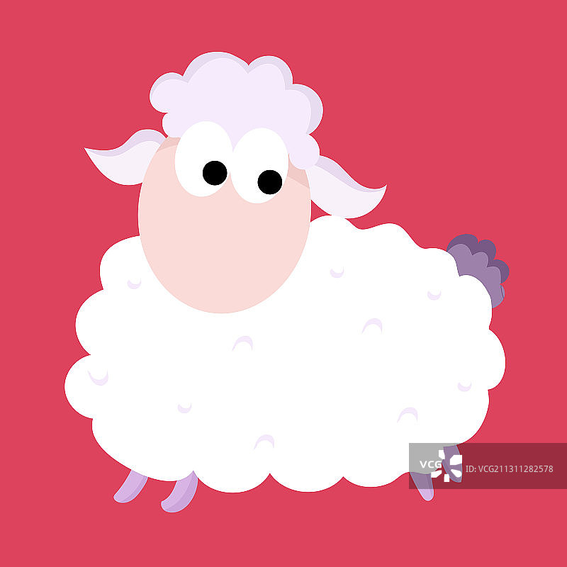 羊卡通图片素材