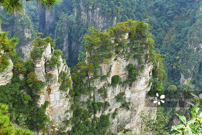 湖南张家界武陵源核心景区图片素材