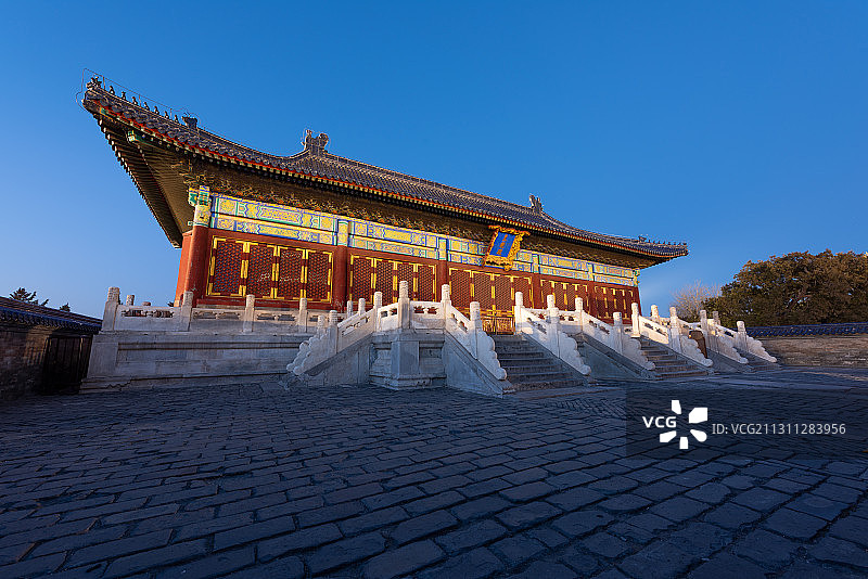 北京天坛公园古建筑图片素材