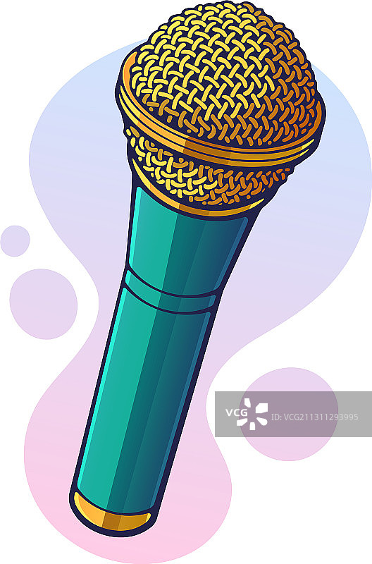 用于声音音乐演讲的现代麦克风图片素材