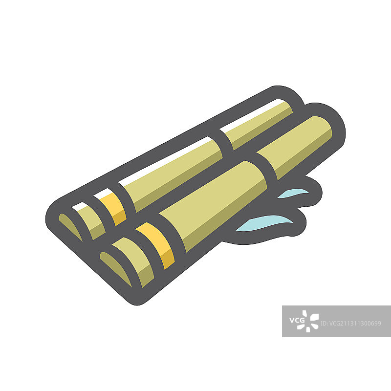 水上竹筏卡通图片素材