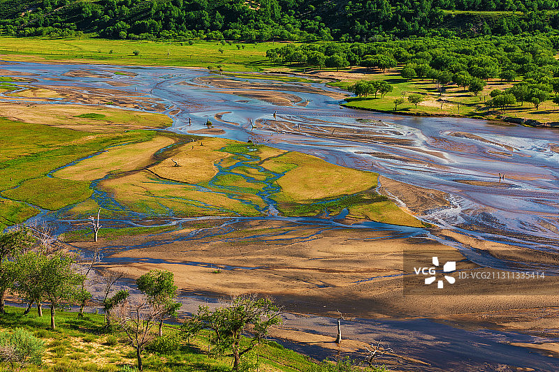 迷幻滩涂图片素材