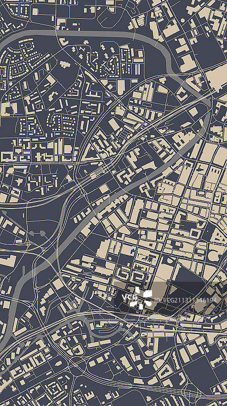 英国索尔福德城市地图图片素材