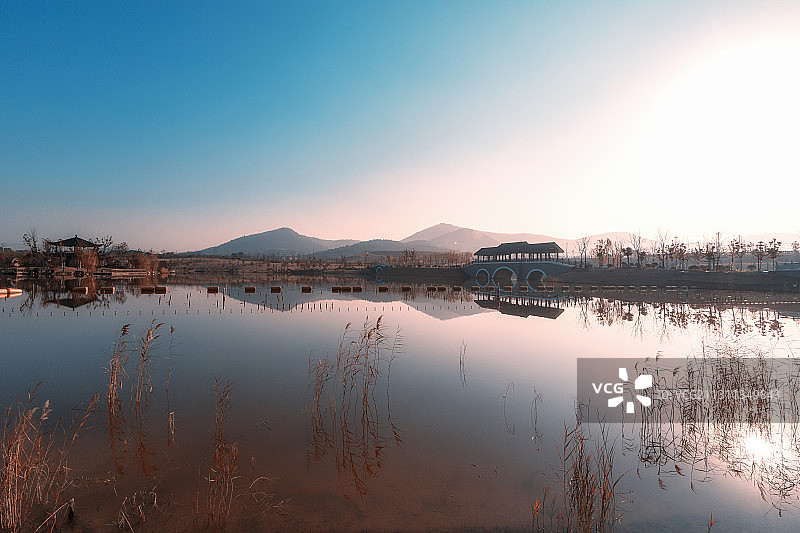 冬日+茅山（江苏句容）图片素材