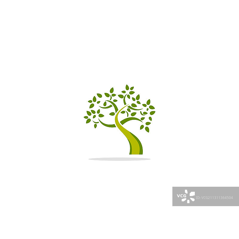 植物树木生态标志图片素材