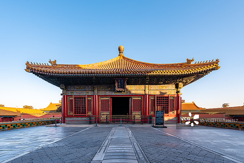 故宫600周年，金色无人版故宫图片素材