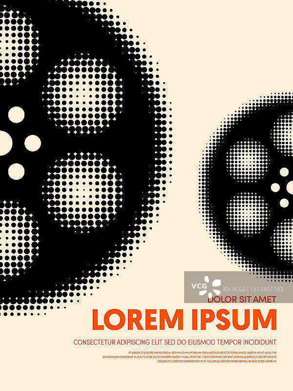 电影和电影现代复古海报图片素材