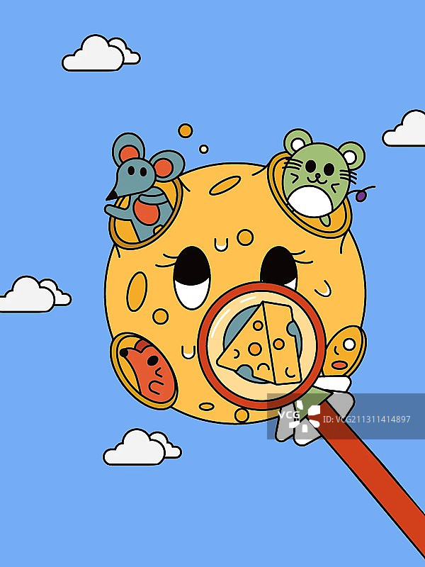 乘坐棒棒糖遨游图片素材