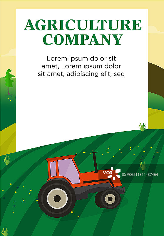 农业和农业报告封面模板图片素材