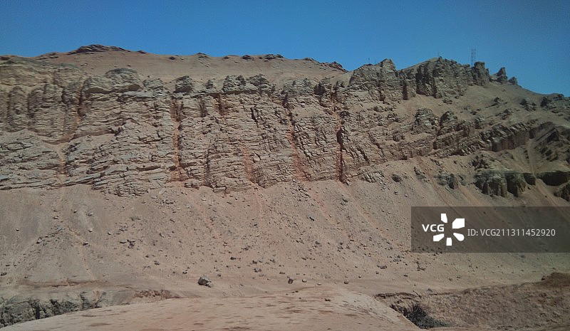 新疆火焰山、柏孜克里克千佛洞图片素材