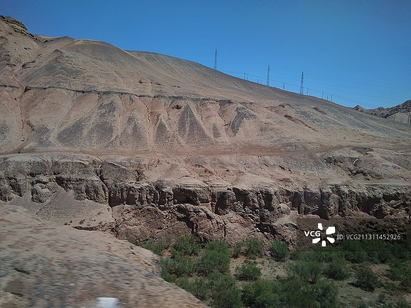 新疆火焰山、柏孜克里克千佛洞图片素材