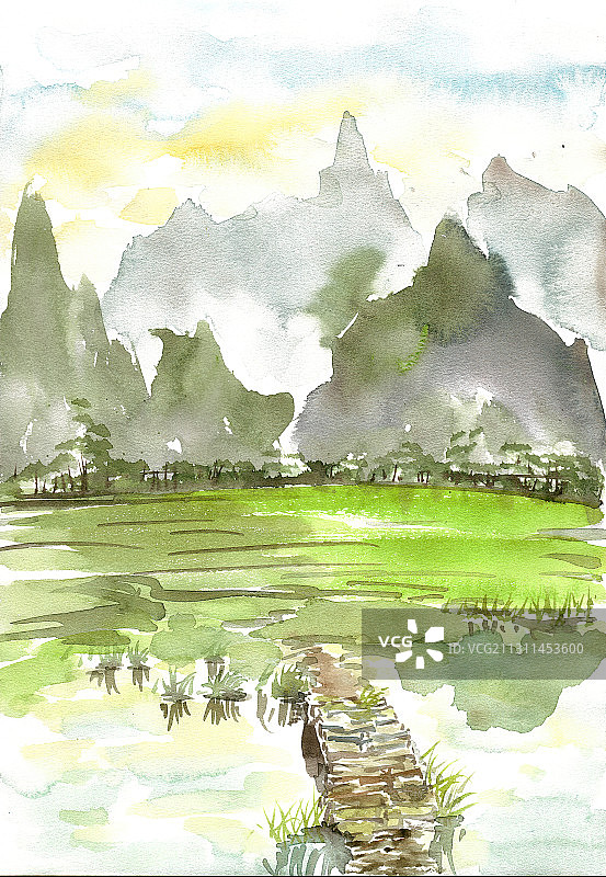 漓江山水图片素材