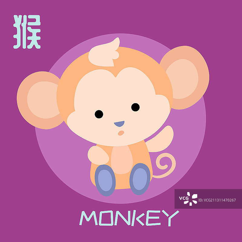 十二生肖猴图片素材