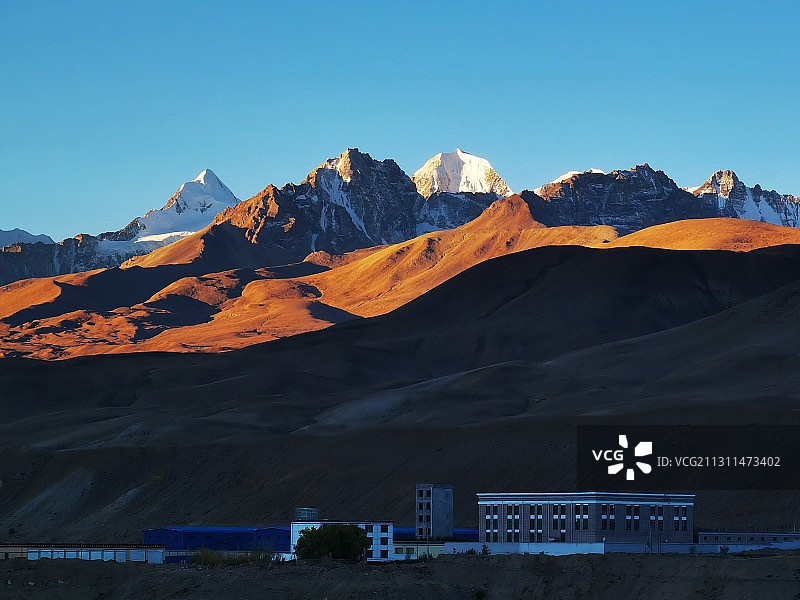 西藏阿里普兰县城图片素材