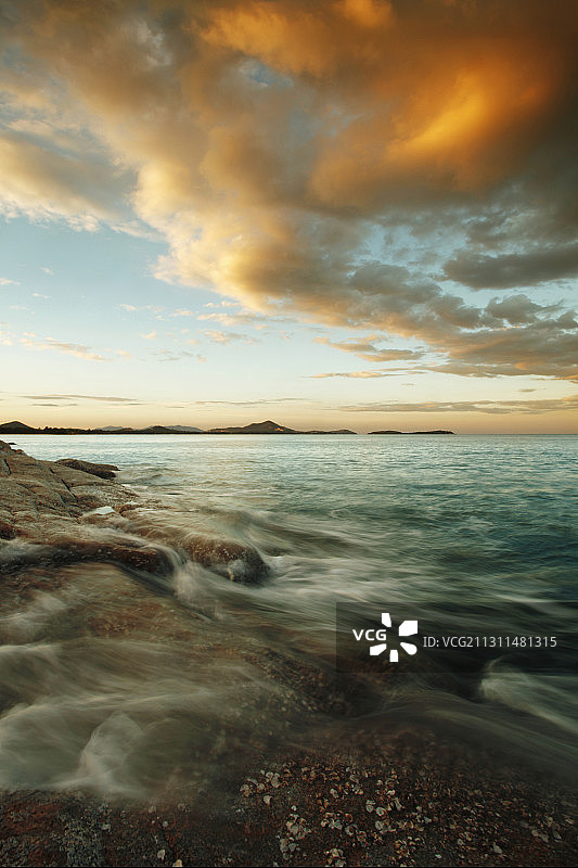 海边日落美景图片素材