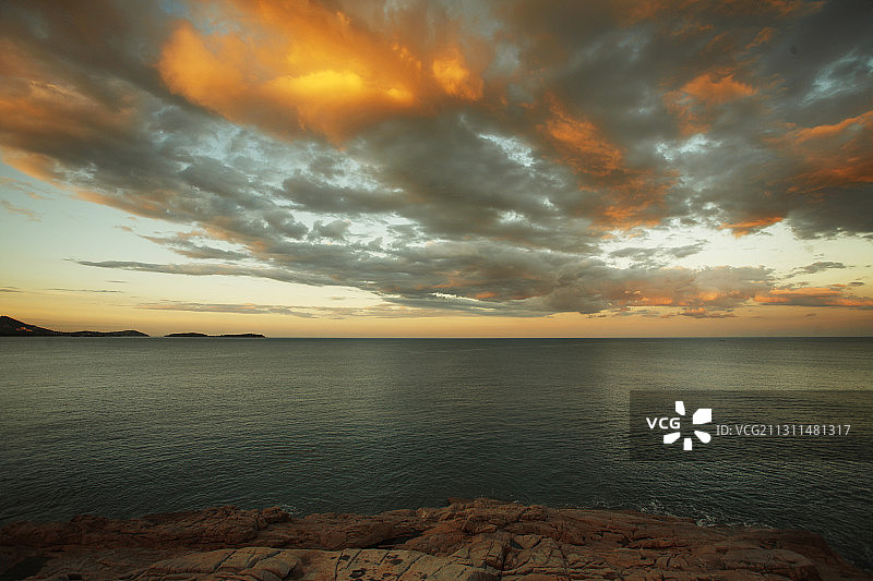 海边日落美景图片素材