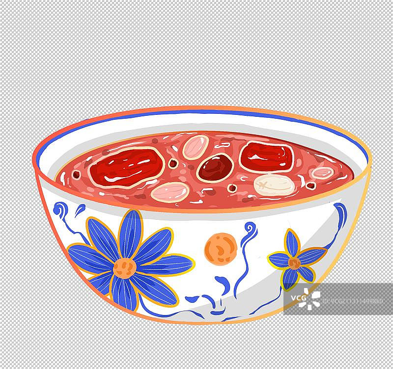 腊八粥元素PNG图片素材