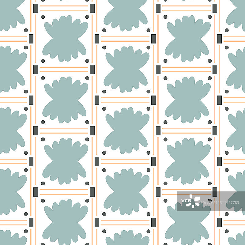 手绘无缝花卉图案图片素材